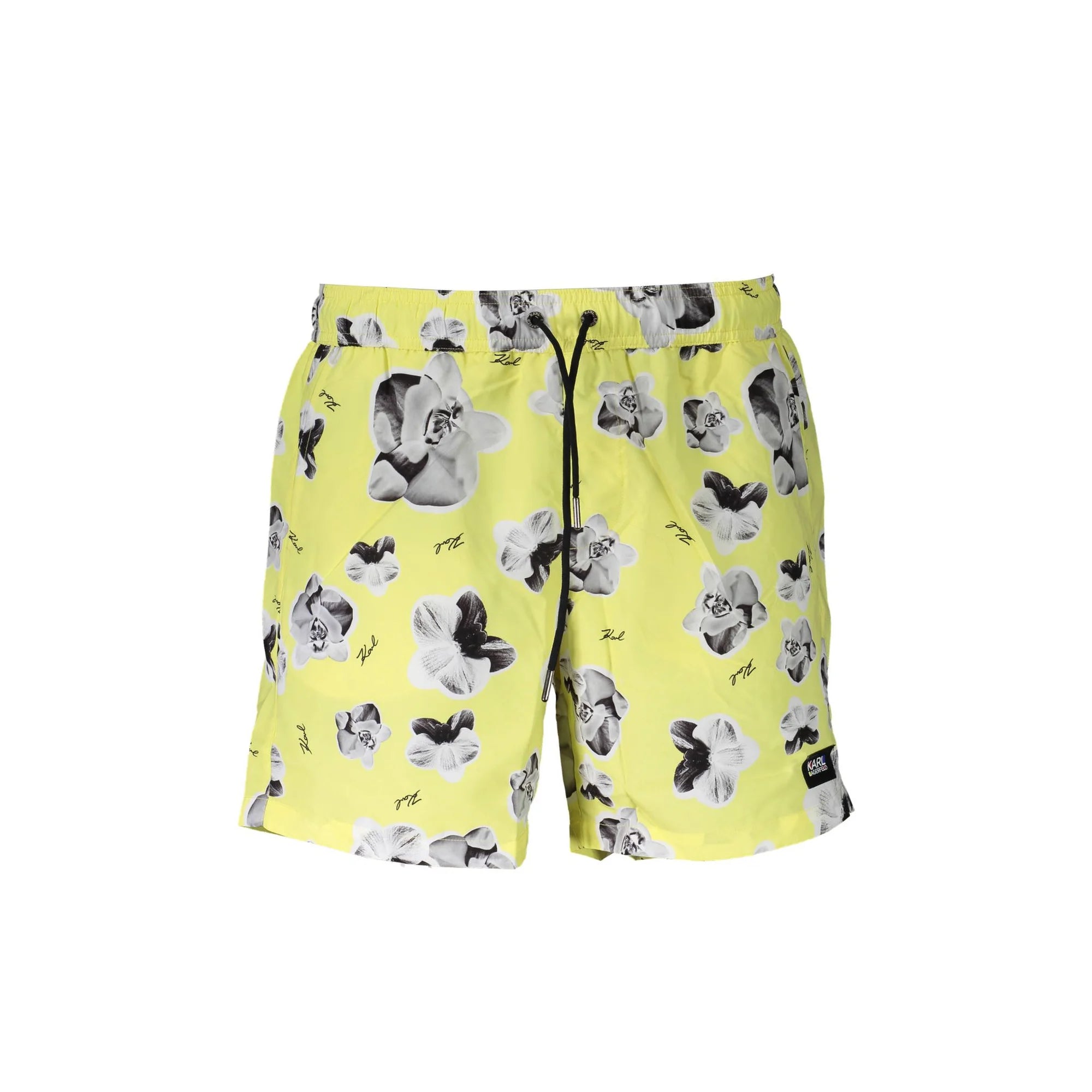 Karl Lagerfeld Beachwear Costume da Mare Uomo Giallo Logo - foto prodotto